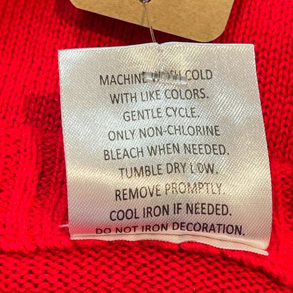 Elf the Movie SON OF A NUTCRACKER Buddy Silhouette Ugly Christmas Sweater Size L - Picture 4 of 4